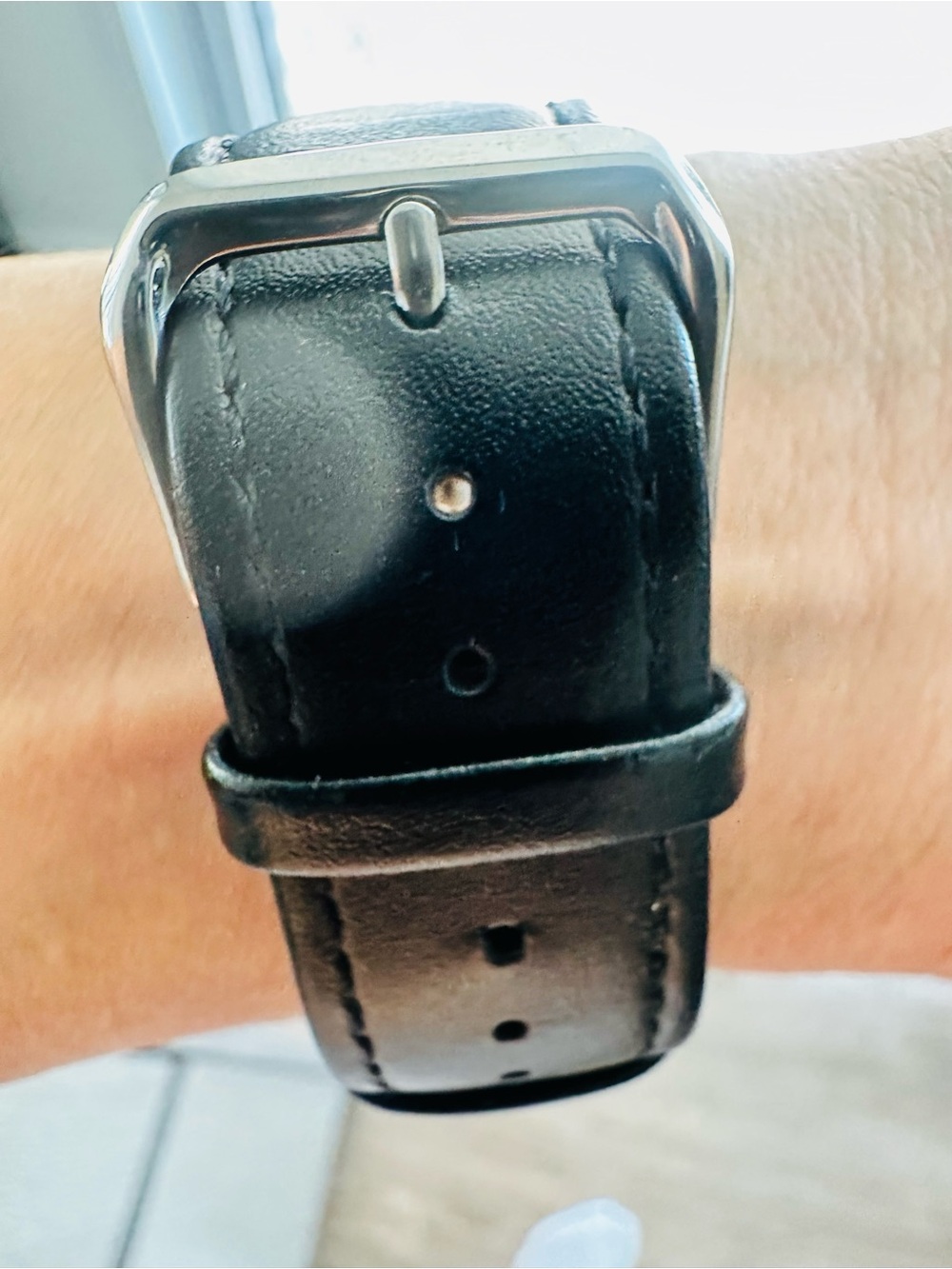 Boss Stainless Steel Watch with Black Leather Strap - Picture 10 of 10
